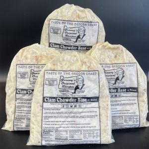 Four 32 oz Bags of Mo’s Clam Chowder