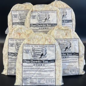 Six 32 oz Bags of Mo’s Clam Chowder
